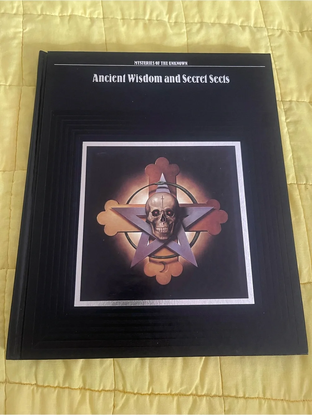 Ancient Wisdom and Secret Sects Decorative Black Hardcover Book